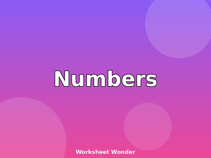 Numbers