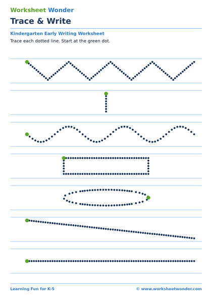 Trace & Write - 10 pages