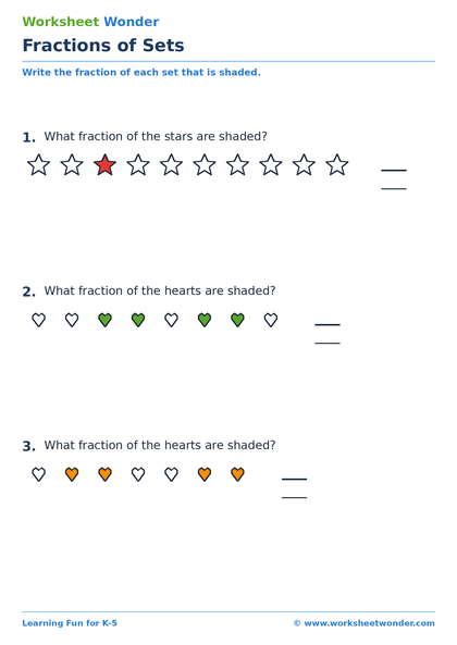Fractions of Sets - 10 pages