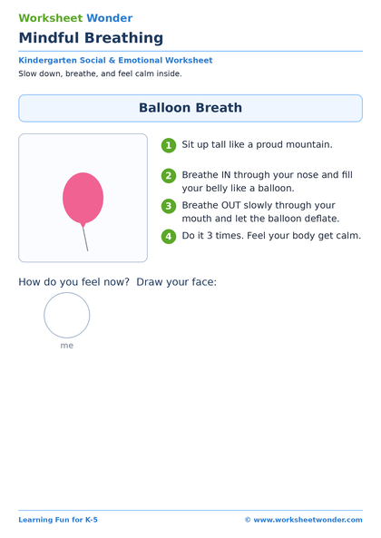 Mindful Breathing - 10 pages