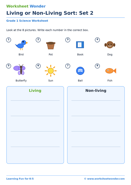 Plants & Animals: Set 2 - 10 pages