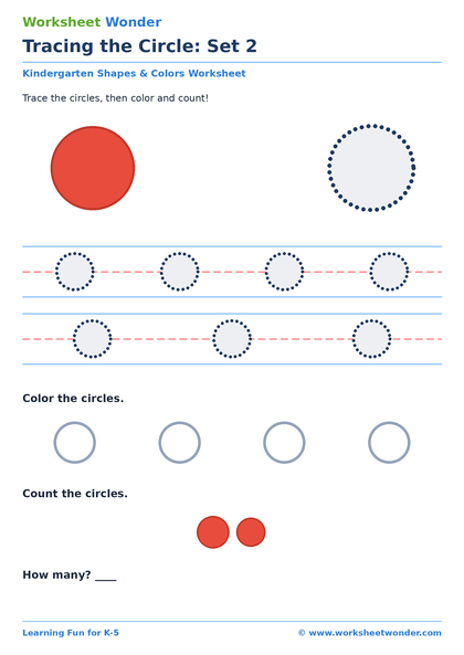 Tracing the Circle: Set 2 - 10 pages