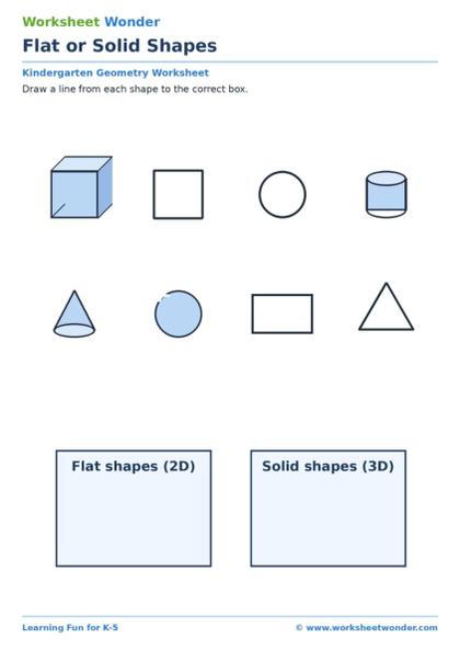 Shapes: Sort, Build & Count - 10 pages