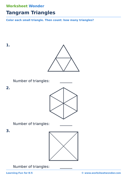 Tangrams & Shape Patterns - 10 pages